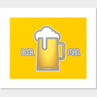 Beer Man Posters and Art